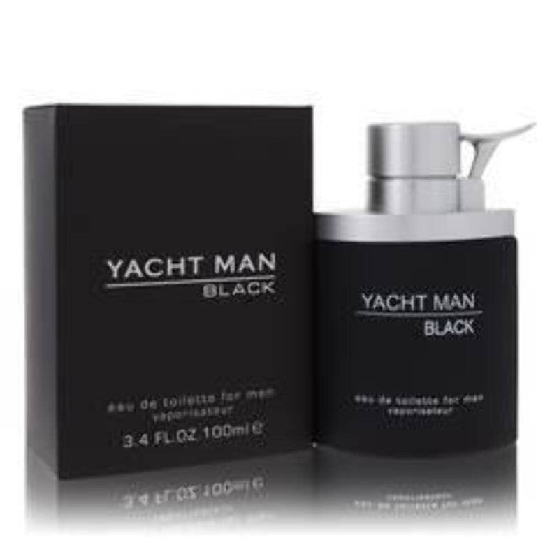 Yacht Man Black By Myrurgia Edt Spray 3.4 Oz