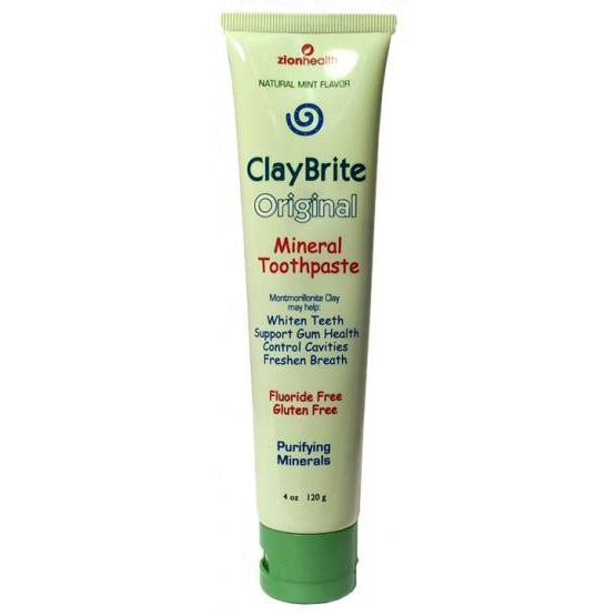 Claybrite Original Toothpaste - 4 oz.Zion Health - My Vendor