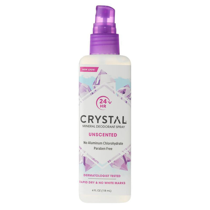 Mineral Deodorant Spray, Unscented - 4 fl. oz.Crystal - My Vendor